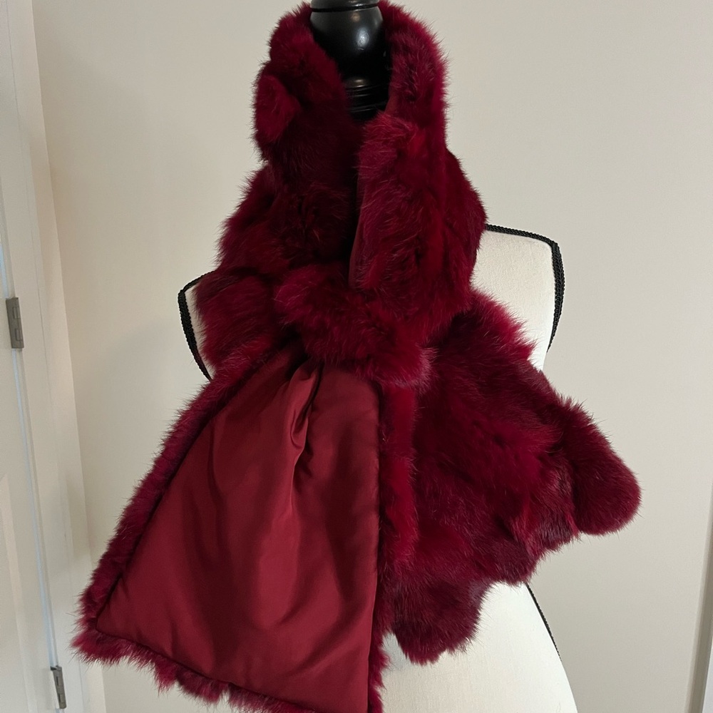 Neiman Marcus Real Fur Scarf